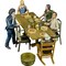 Texas Chainsaw Massacre Dinner Scene Playset With Figures Horror Decor